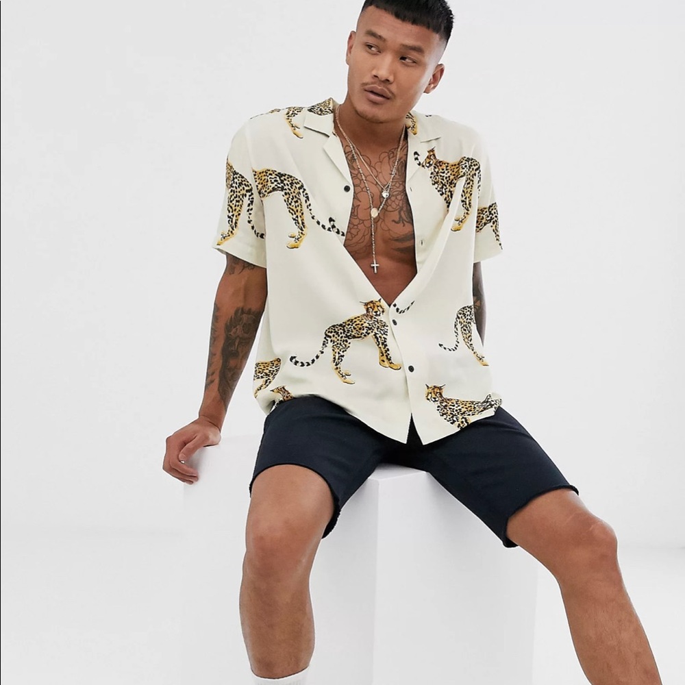 Cheetah print shirt
